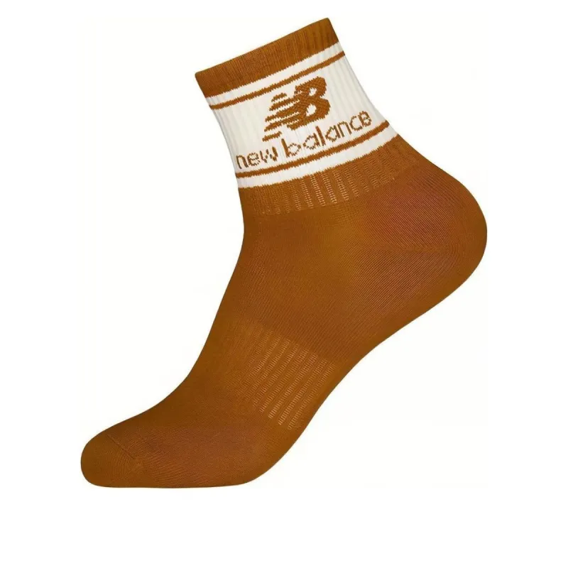 New Balance NB Logo Socks 'Beige' LAS34409-BEI sold by KicksCrew
