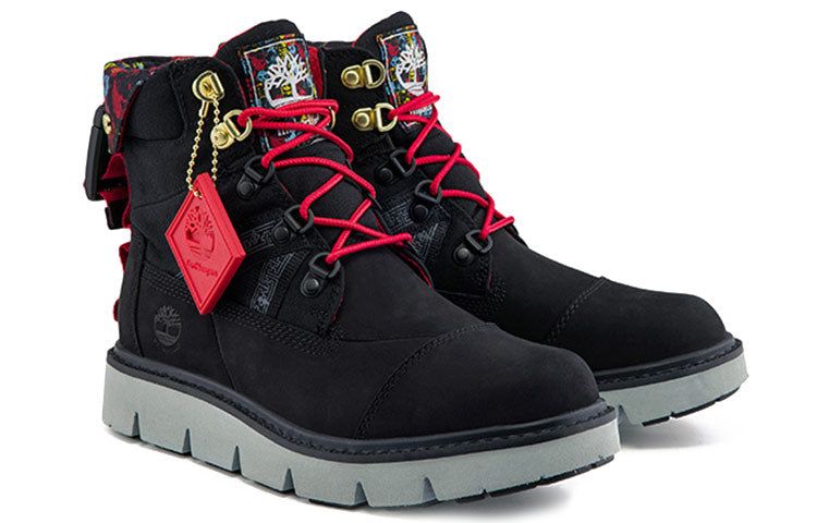 (WMNS) Timberland Raywood EK+ 6 Inch Waterproof Boots 'Black' A2PXF001 sold by KicksCrew product image thumbnail 4