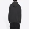 (WMNS) Balenciaga Embroidered Logo Hoodie 'Black' 578135TLVB81146 sold by KicksCrew