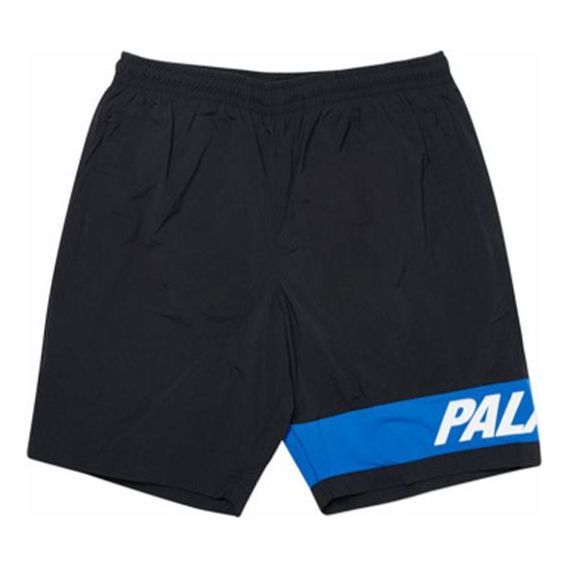Palace Letter Stitching Shorts 'Black' P18SS060 sold by KicksCrew