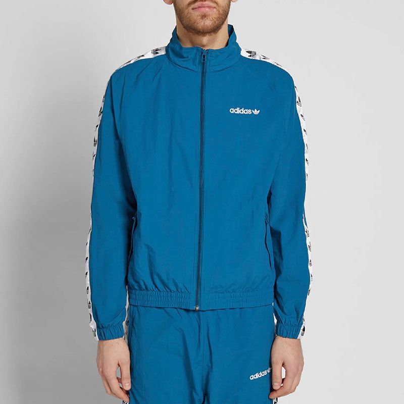 adidas Originals Vintage Track Jacket With Taped Side Stripe 'Blue' CE4827 sold by KicksCrew product image thumbnail 3