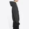 (WMNS) Balenciaga Embroidered Logo Hoodie 'Black' 578135TLVB81146 sold by KicksCrew