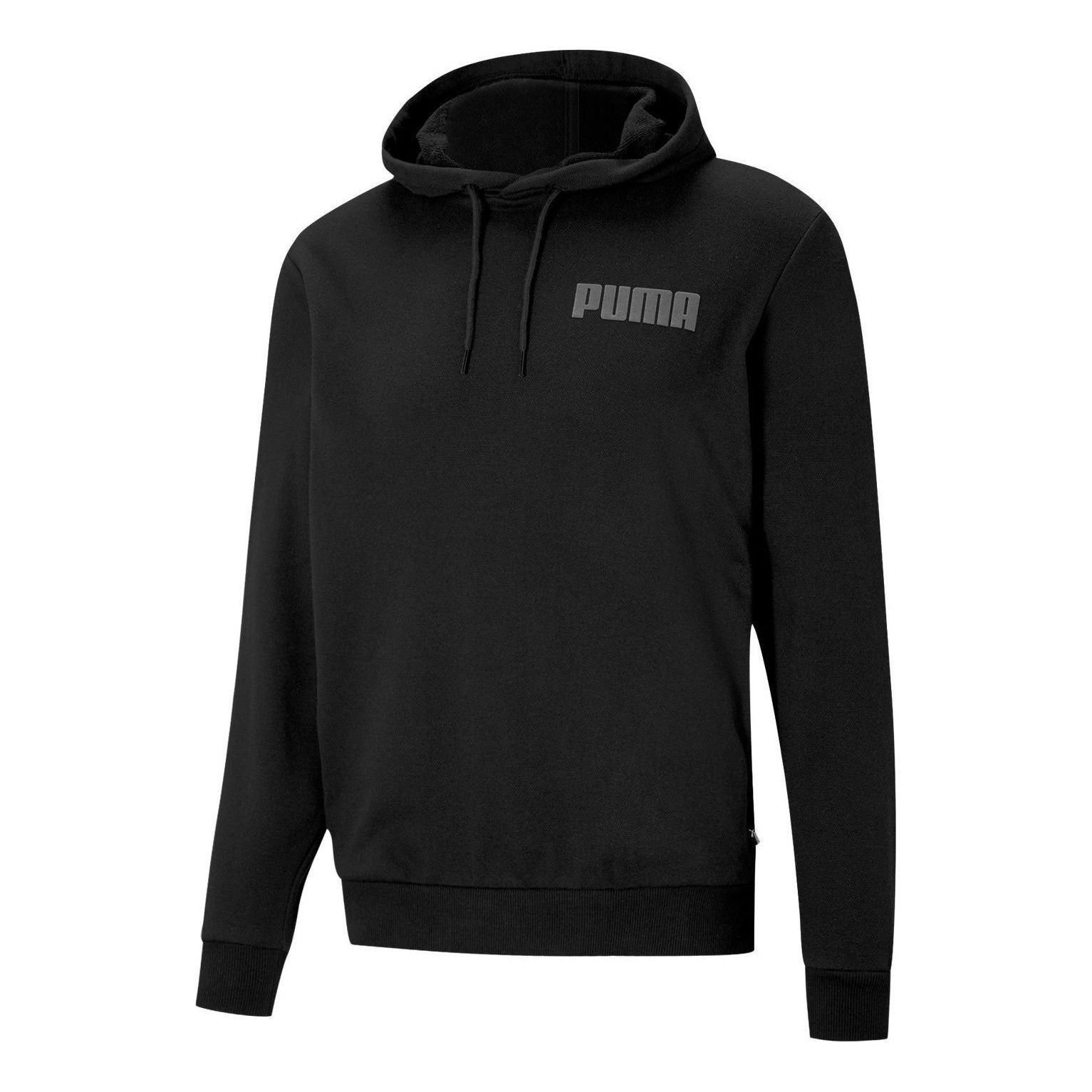 Puma Modern Basics Hoodie 'Black Grey' 588806 sold by KicksCrew