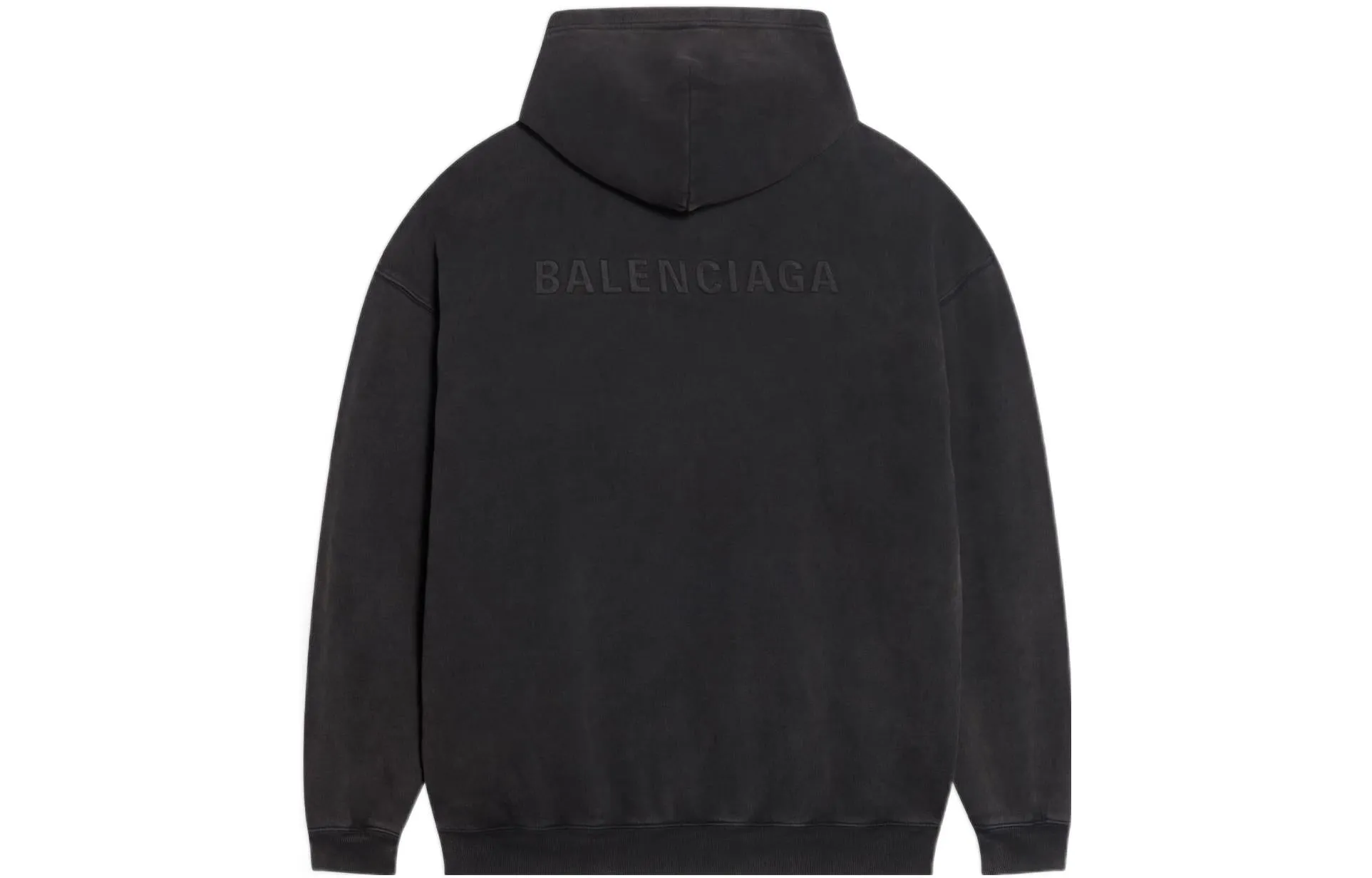(WMNS) Balenciaga Embroidered Logo Hoodie 'Black' 578135TLVB81146 sold by KicksCrew product image thumbnail 2