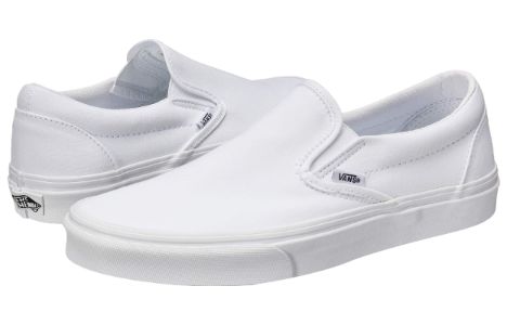 Vans Classic Slip-On Shoes 'White' VN0EYEW00 sold by KicksCrew