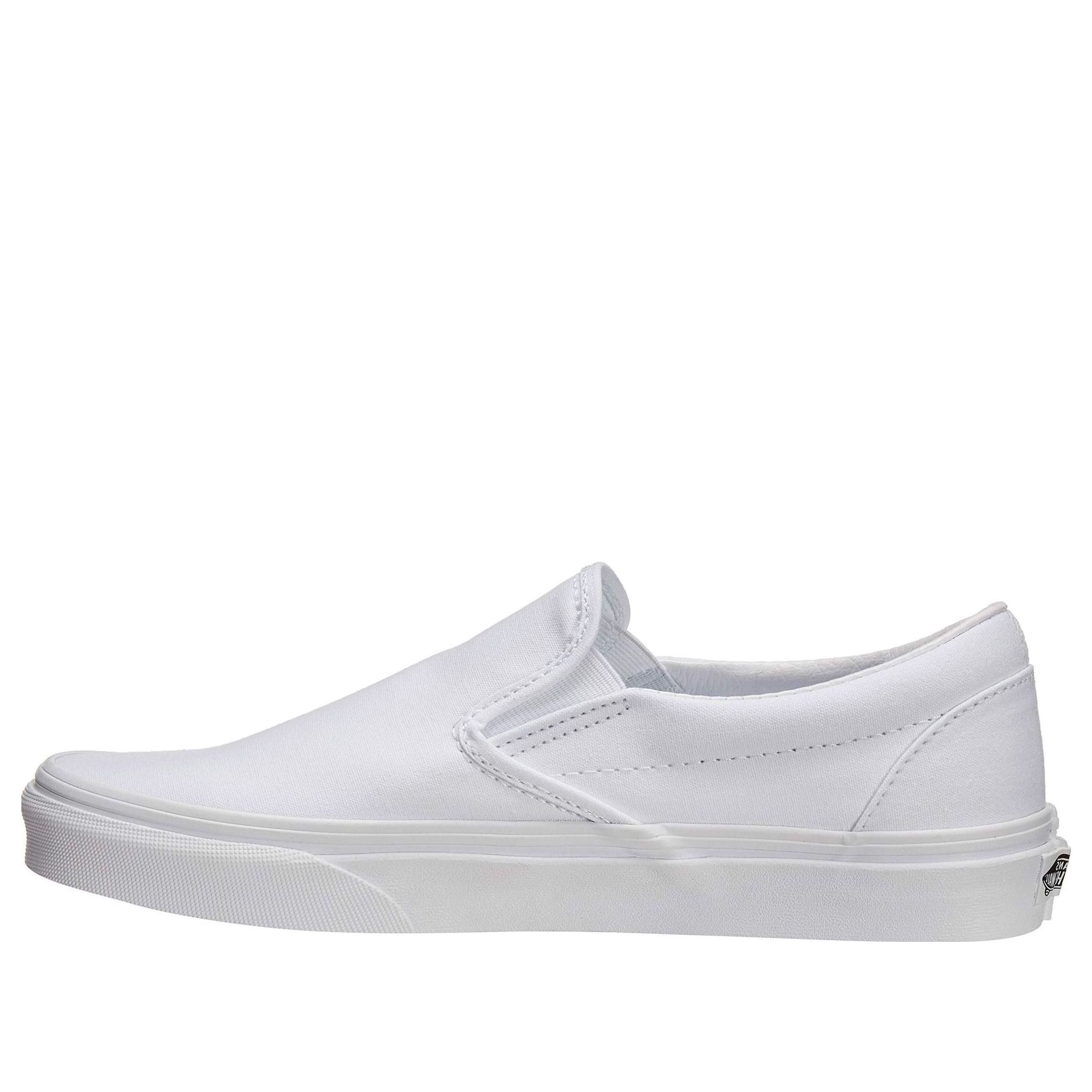 Vans Classic Slip-On Shoes 'White' VN0EYEW00 sold by KicksCrew