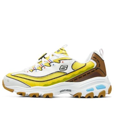 (WMNS) Skechers Spongebob x D'Lites 'Yellow Brown' 896098-WYL sold by KicksCrew