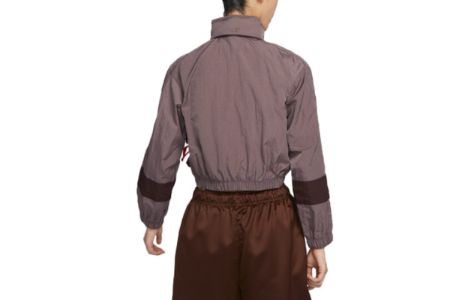 (WMNS) Nike AS NSW City Utility Woven Jacket 'Burgundy' DV8035-291 sold by KicksCrew