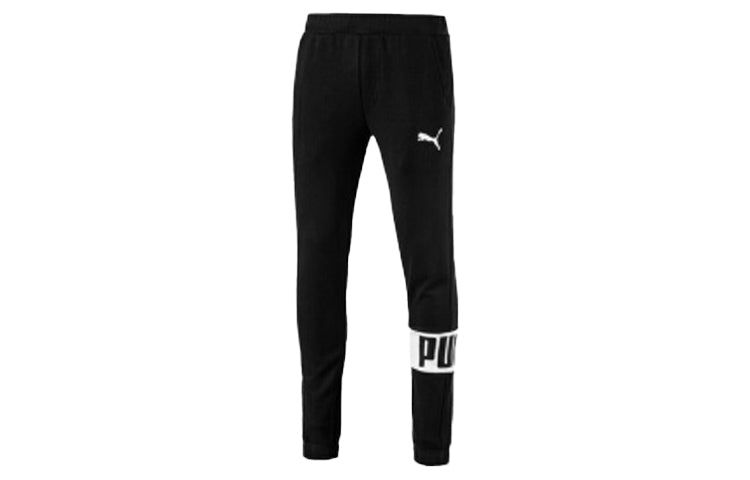 Puma Rebel Sweatpants 'Black White' 594582-01 sold by KicksCrew product image thumbnail 2