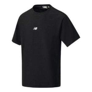 New Balance Athletics Logo-Print T-Shirt 'Black' 5ED24491-BK sold by KicksCrew