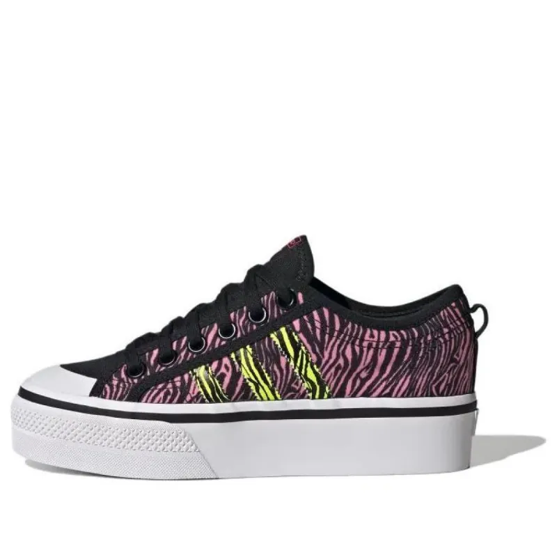 (WMNS) adidas Nizza Platform 'Bliss Pink Zebra' IE9626 sold by KicksCrew
