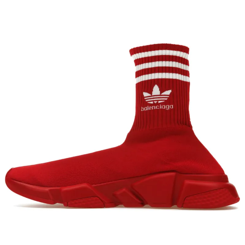 Balenciaga x adidas Speed Trainer 'Red White' 717591WBDV16090 sold by KicksCrew