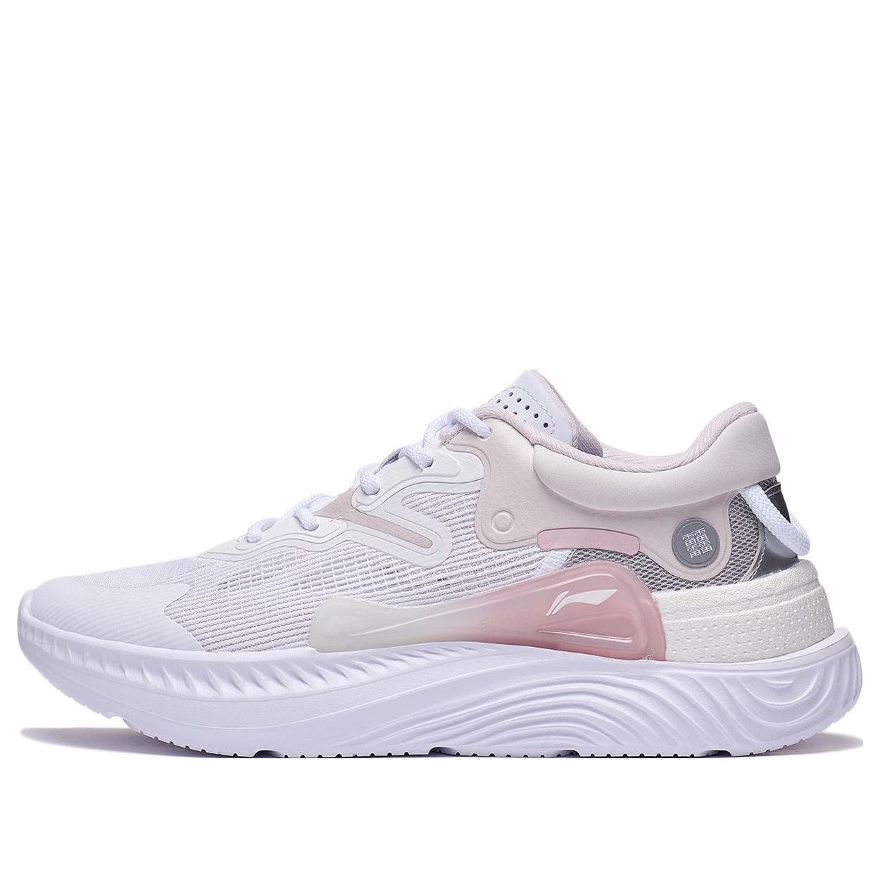 (WMNS) Li-Ning Spark Lite 'White Grey Pink' AGLT102-3 sold by KicksCrew