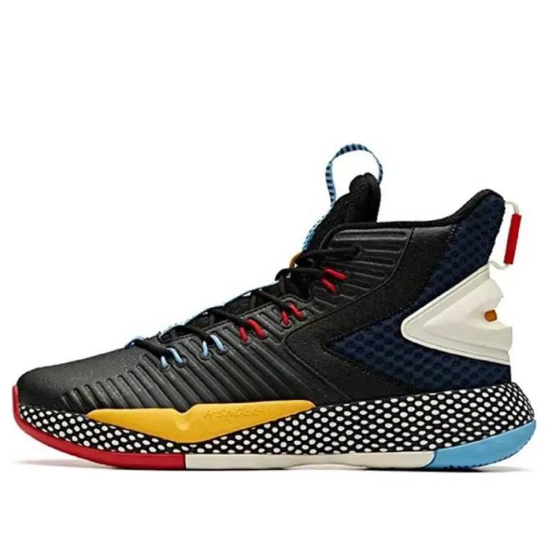 ANTA Basketball Series Sneakers High 'Black Yellow' 11941606-4 sold by KicksCrew