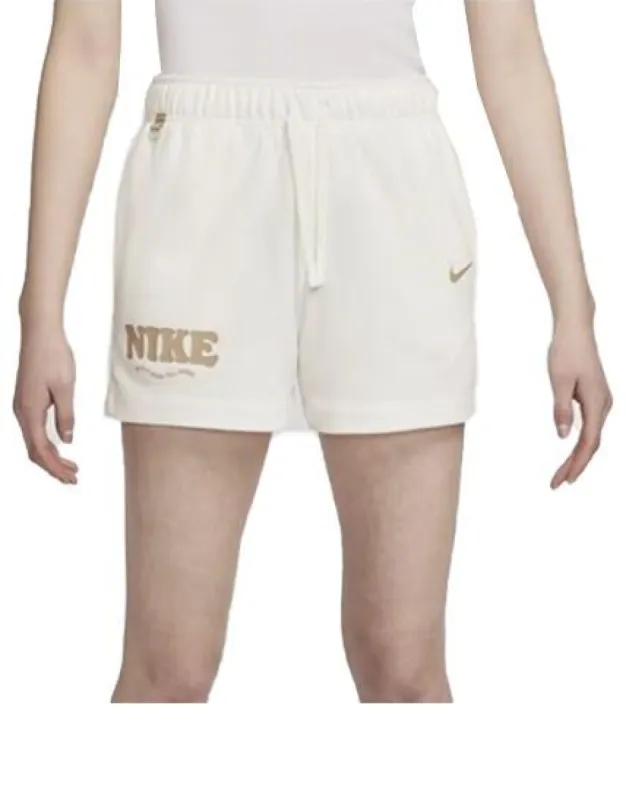 (WMNS) Nike Sportswear Club Fleece Shorts (Asia Sizing) 'Beige' HF6177-133 sold by KicksCrew