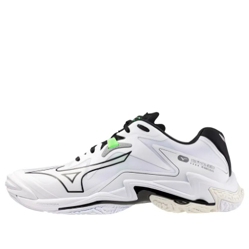 Mizuno Wave Lightning Z8 Wide 'White Black' V1GA240157 sold by KicksCrew