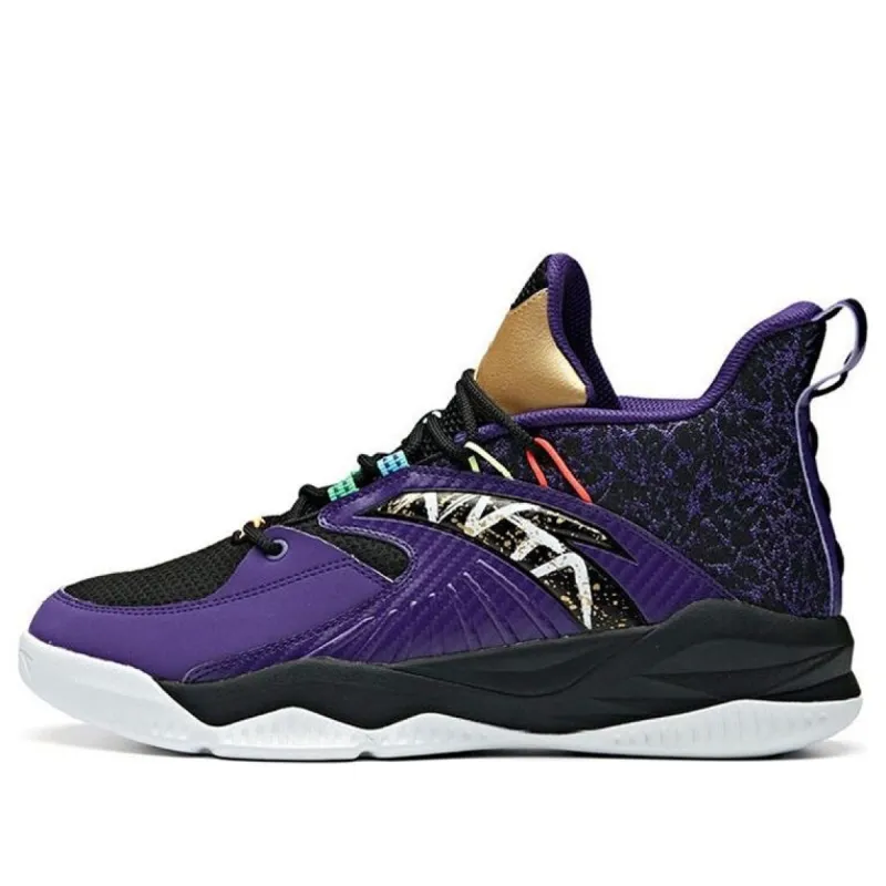 ANTA Ling Level 'Black Purple' 912011186-6 sold by KicksCrew