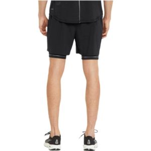 Puma Graphic 2-In-1 5 Running Shorts 'Black' 521049-51 sold by KicksCrew