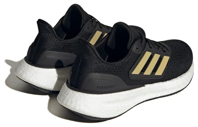 (WMNS) Adidas Pureboost 23 Shoes 'Black Gold Metallic' IF2391 sold by KicksCrew product image thumbnail 3
