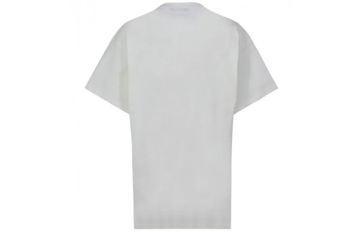 Balenciaga PDF Logo Oversized T-Shirt 'Off White' 676589TLVF79016 sold by KicksCrew product image thumbnail 2