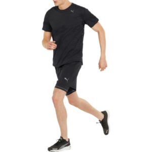 Puma Graphic 2-In-1 5 Running Shorts 'Black' 521049-51 sold by KicksCrew