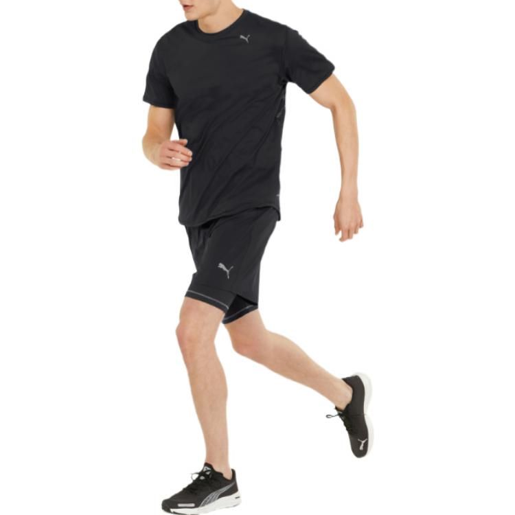 Puma Graphic 2-In-1 5 Running Shorts 'Black' 521049-51 sold by KicksCrew product image thumbnail 5