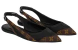 (WMNS) LOUIS VUITTON LV Archlight Flat Mules 'Black with Brown Monogram' 1A9Q74 sold by KicksCrew