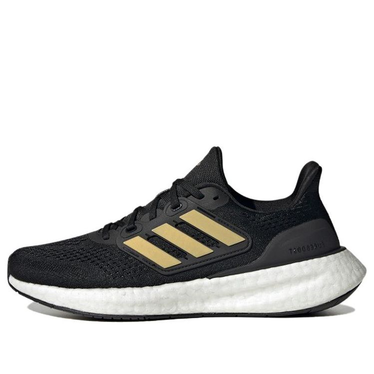 (WMNS) Adidas Pureboost 23 Shoes 'Black Gold Metallic' IF2391 sold by KicksCrew