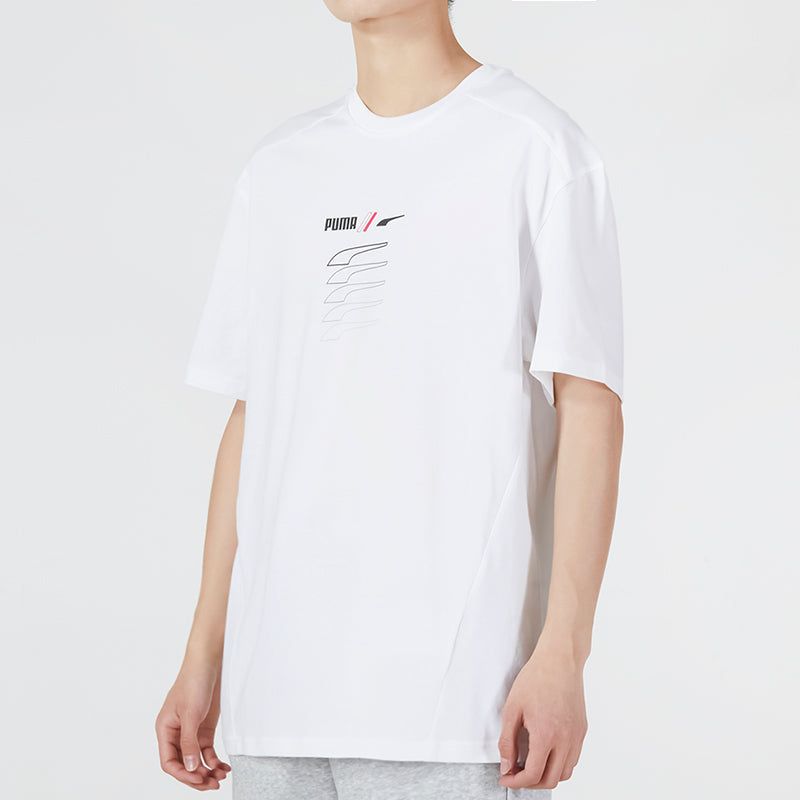 PUMA RAD/CAL Graphic Tee 'White' 671716-02 sold by KicksCrew product image thumbnail 5