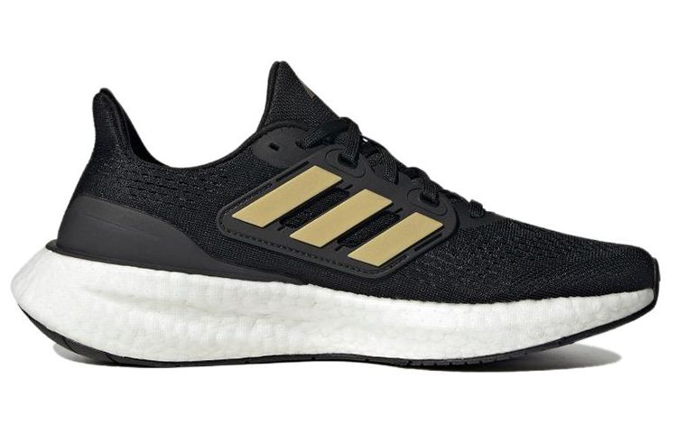 (WMNS) Adidas Pureboost 23 Shoes 'Black Gold Metallic' IF2391 sold by KicksCrew product image thumbnail 2