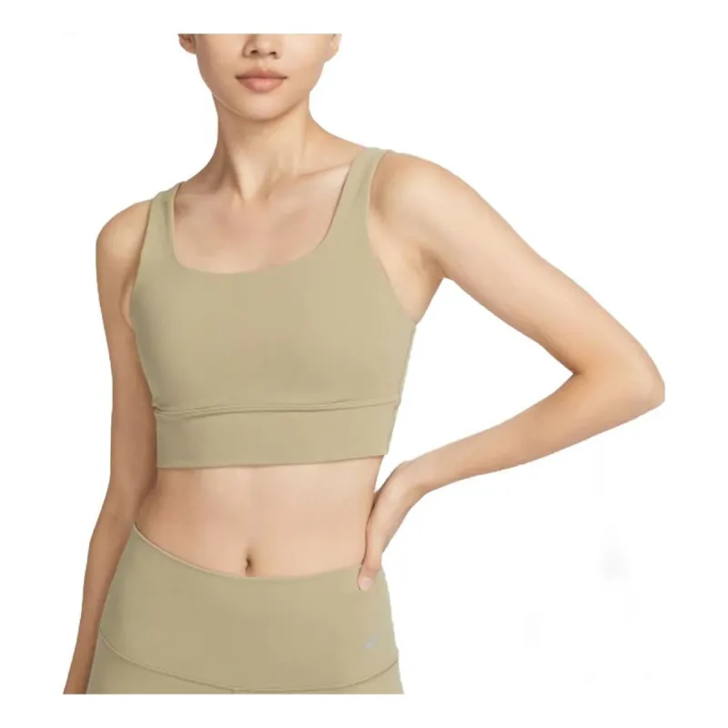 (WMNS) Nike Medium-Support Padded Sports Bra 'Oil Green' DO6620-276 made by Nike
