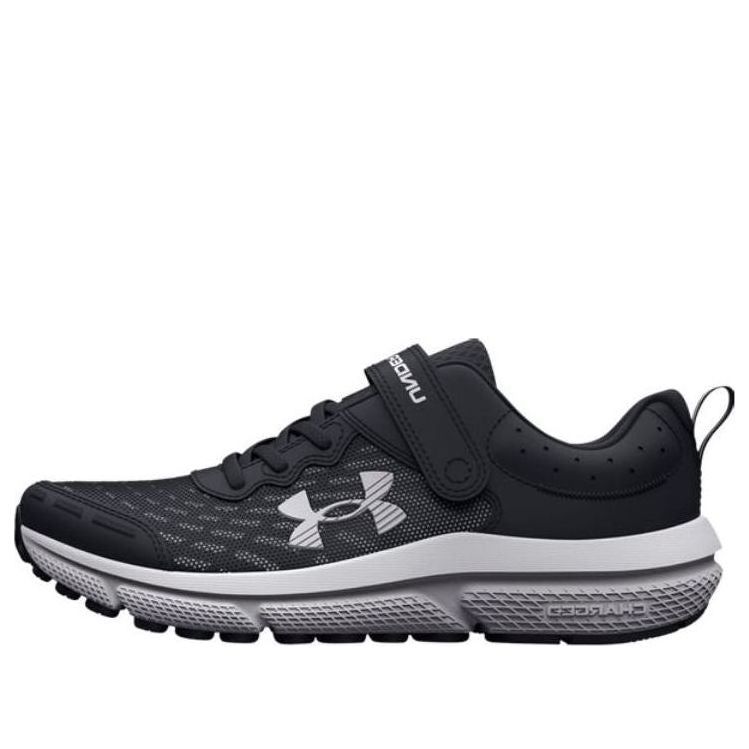 (PS) Under Armour Assert 10 AC Wide 'Black White' 3026186-001 sold by KicksCrew