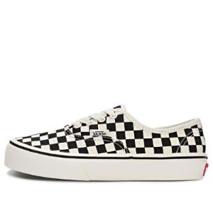 (GS) Vans Authentic Checkerboard Shoes 'Marshmallow Black' VN000WWXKIG sold by KicksCrew