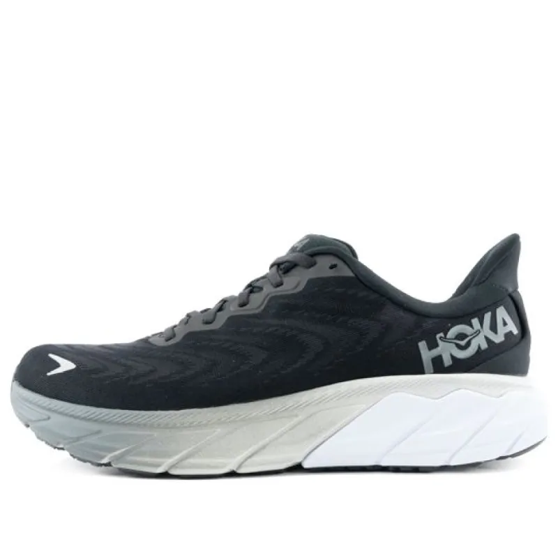 HOKA ONE ONE Arahi 6 Wide 'Black White' 1123197-BWHT sold by KicksCrew