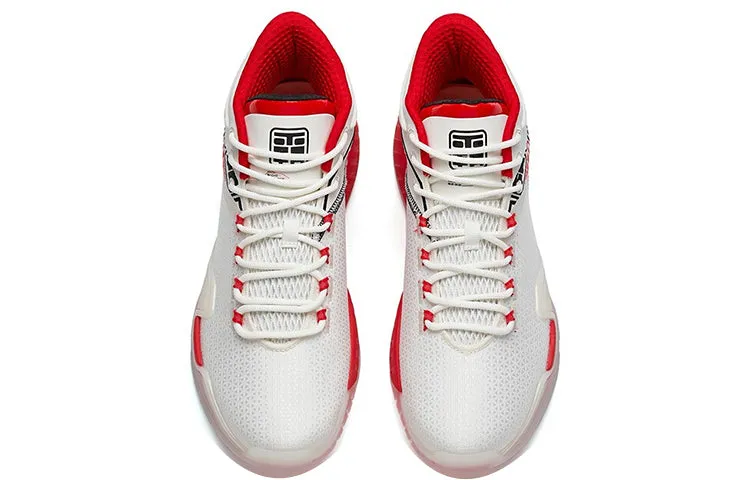 ANTA Badao Basketball Shoes 'White Red' 112141614-5 sold by KicksCrew product image thumbnail 3