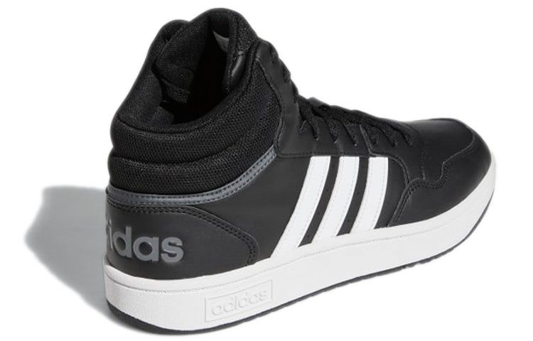 Adidas Hoops 3.0 Mid Classic Vintage Shoes 'Core Black' GW3020 sold by KicksCrew product image thumbnail 4