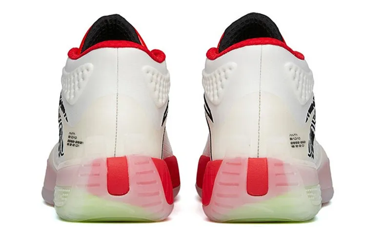 ANTA Badao Basketball Shoes 'White Red' 112141614-5 sold by KicksCrew product image thumbnail 4