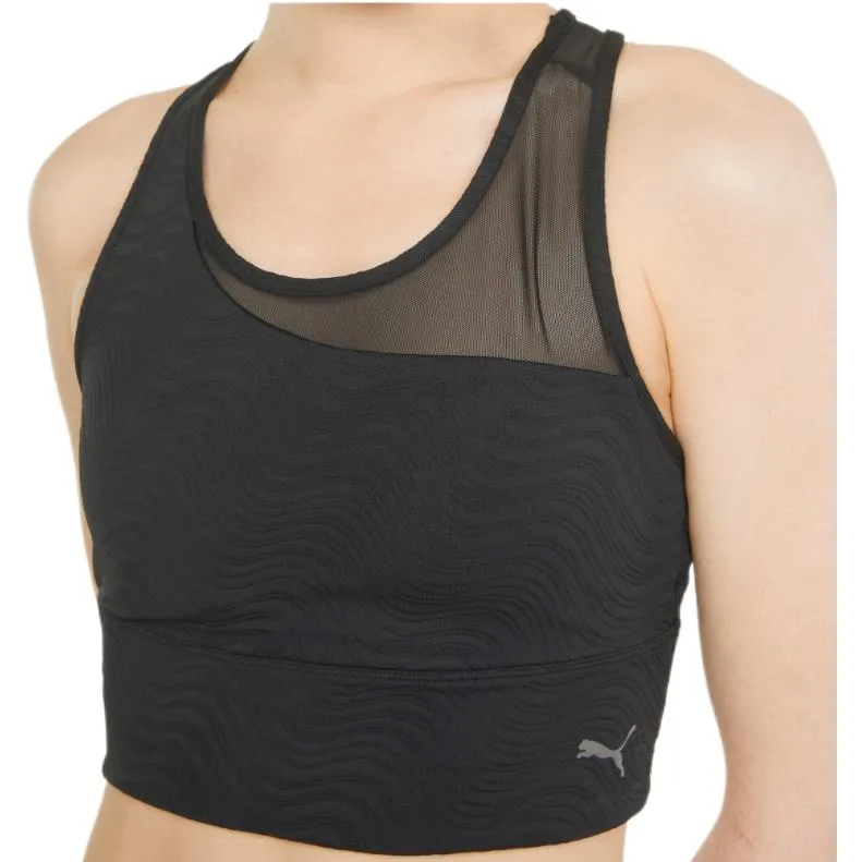 (WMNS) PUMA Mid Impact Flawless Sports Bra 'Black' 521549-01 sold by KicksCrew product image thumbnail 4