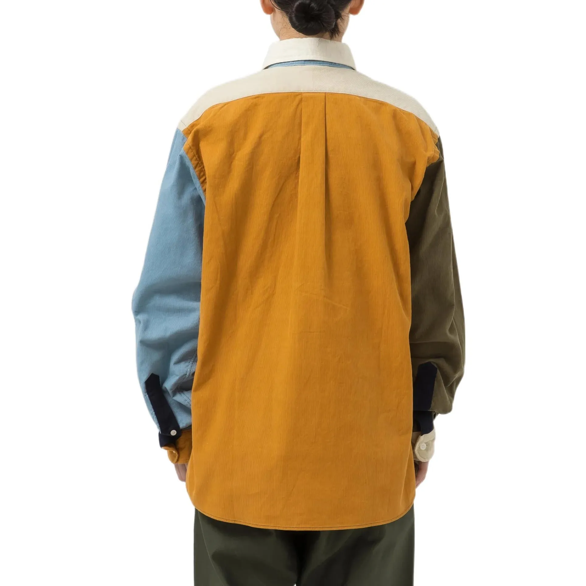 HUMAN MADE Crazy Corduroy Shirt 'Blue' HM24SH005 sold by KicksCrew product image thumbnail 4