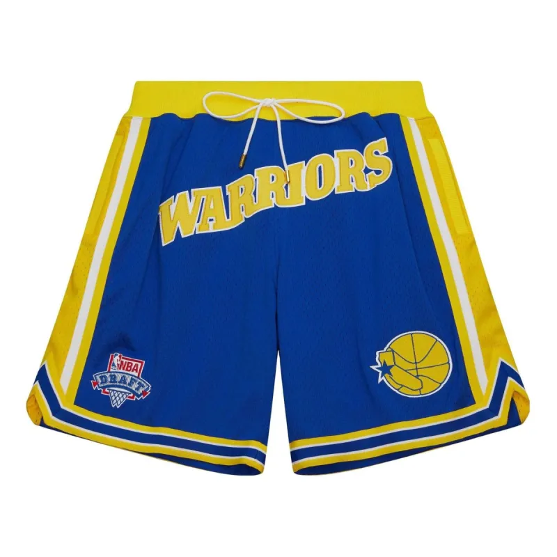 Mitchell & Ness x Just Don Hardwood Classics Shorts 'Golden State Warriors 1993' SHORMO22020-GSWRYYW93 sold by KicksCrew