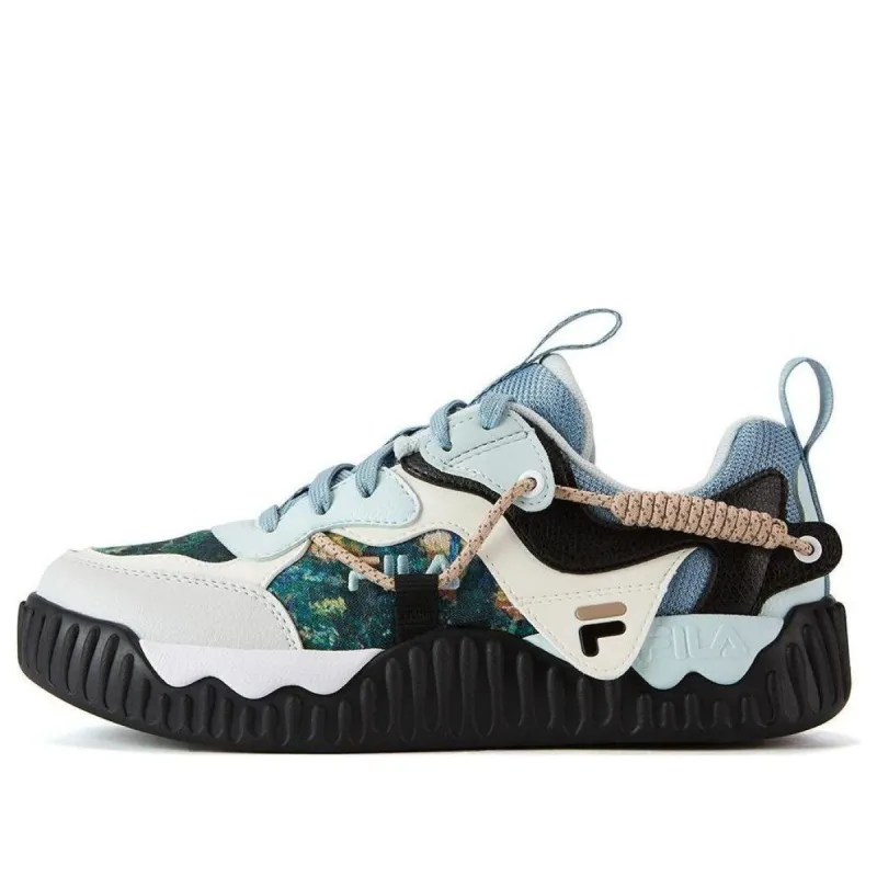 (GS) FILA Lifestyle Sneakers 'White Blue Black' K15B311302FPC sold by KicksCrew