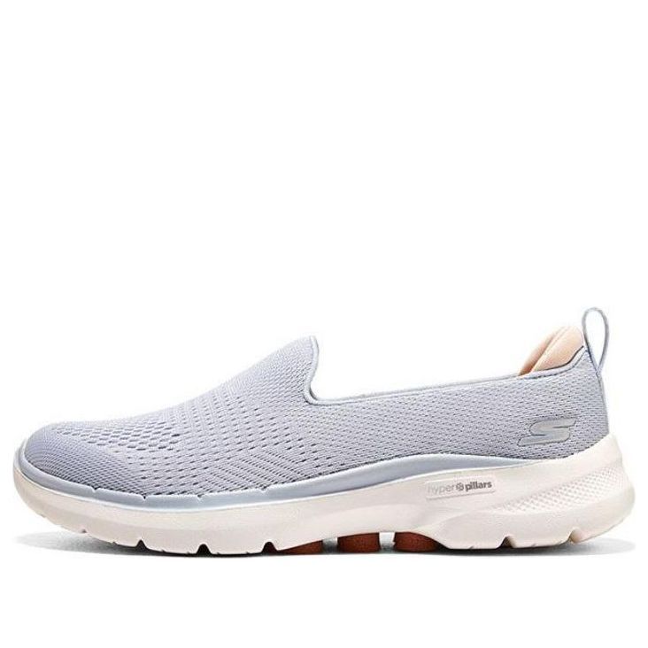 (WMNS) Skechers Go Walk 6 Slip In Fabulous View 'Light Grey Pink' 124571-LGPK sold by KicksCrew