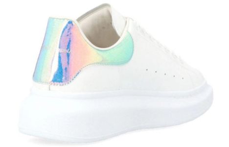 (WMNS) Alexander McQueen Oversized Sneaker 'White Shock Pink' 561726WHVI59375 sold by KicksCrew