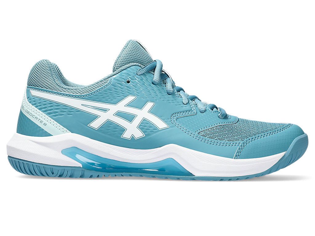(WMNS) ASICS Gel Dedicate 8 'Gris Blue White' 1042A237-400 sold by KicksCrew product image thumbnail 2