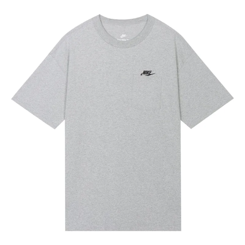 Nike Sportswear Premium Essentials T-shirt 'Grey' DQ9296-063 sold by KicksCrew