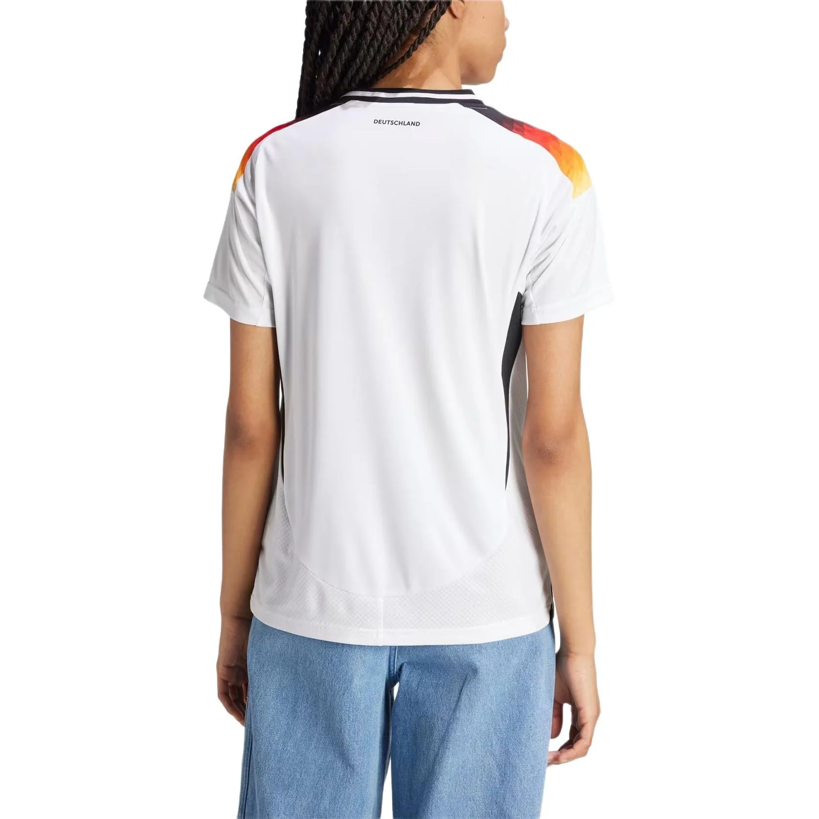 (WMNS) adidas Germany 24 Home Soccer Jersey 'White' IP6131 sold by KicksCrew product image thumbnail 4