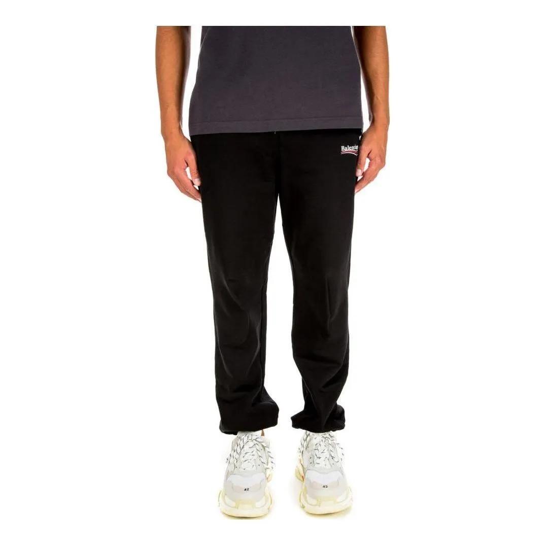 Balenciaga Political Campaign Sweatpants 'Black' 556141TBV141000 sold by KicksCrew
