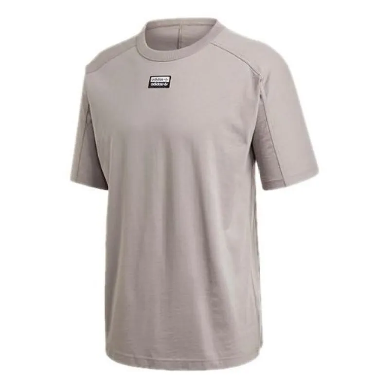 adidas originals Small Logo Sports Short Sleeve Gray FM2219 sold by KicksCrew