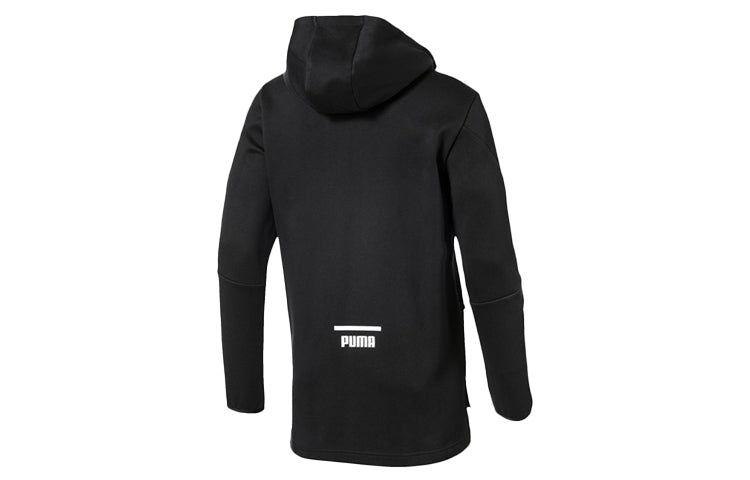 Puma Evo Core Zip Hooded Track Jacket 'Black' 574662-01 sold by KicksCrew product image thumbnail 2