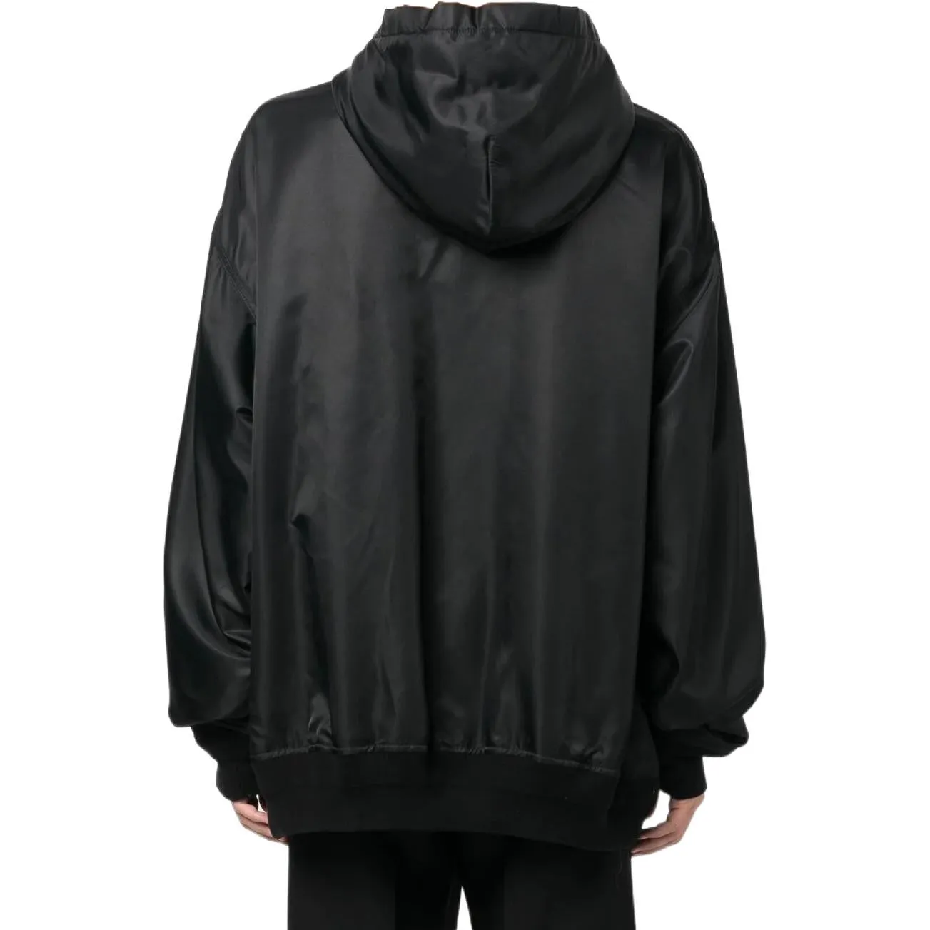 Balenciaga 3B Sports Icon Padded Zip-Up Hoodie 'Black' 698867TMO131000 sold by KicksCrew product image thumbnail 4